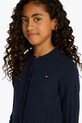 Детский кардиган Tommy Hilfiger KG0KG08282.98.122.PPYA тёмно-синий