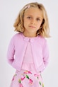 Dječji kardigan Mayoral bez uzorka ljubičasta 321.6B.Mini.PPYA