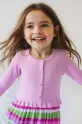 Mayoral cardigan per bambini a maglia fine rosa 3374.6B.Mini.PPYA