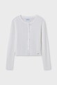 Mayoral cardigan per bambini a maglia fine beige 6350.8B.Junior.PPYA