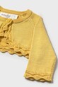Дівчинка Кардиган для немовлят Mayoral Newborn 318.2J.Newborn.PPYH жовтий
