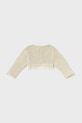 Kardigan za bebe Mayoral Newborn 1308.2H.Newborn.PPYH zlatna SS25