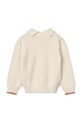 Fete Liewood cardigan din bumbac pentru copii Jane Knit Cardigan LW19948 bej