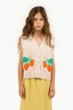 Tinycottons kamizelka dziecięca STRAWBERRIES VEST SS25.304 beżowy