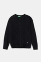 United Colors of Benetton cardigan di cotone bambino/a a maglia fine blu navy 1098C500R.G.Seasonal