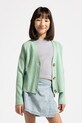 Coccodrillo cardigan uni turcoaz WC5172201HGJ