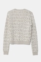Pinko Up cardigan copii KFMA005.C.TV073 bej SS25