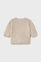 Mayoral Newborn cardigan din bumbac pentru bebeluși 1393.1M.Newborn.PPYH bej SS25