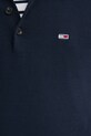 Хлопковый свитер Tommy Jeans DM0DM20304 тёмно-синий