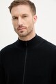 Sveter s prímesou vlny Armani Exchange tmavomodrá XM000186.AF10348