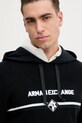 Armani Exchange sweter bawełniany granatowy XM000180.AF11960