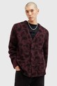 AllSaints kardigan wełniany BANCAT multicolor M020KB