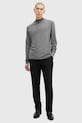 AllSaints sweter wełniany KILBURN MOCK szary M030KA