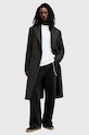 AllSaints bluza bawełniana NERO M038JB