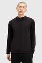 Хлопковая кофта AllSaints NERO хлопок чёрный M038JB
