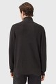 AllSaints sweter z dodatkiem wełny ASPEN brązowy M090KB