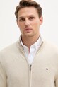 Бавовняний светр Tommy Hilfiger бежевий MW0MW36517