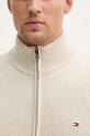 Бавовняний светр Tommy Hilfiger MW0MW36517 бежевий