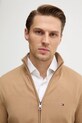 Tommy Hilfiger pulover de bumbac maro MW0MW36517