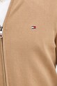 Tommy Hilfiger sweter bawełniany MW0MW36517 brązowy