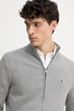 Tommy Hilfiger pulover de bumbac gri MW0MW36517