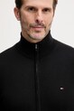 Tommy Hilfiger sweter bawełniany czarny MW0MW36517
