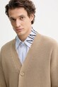MM6 Maison Margiela cardigan din bumbac bej SH0HP0008