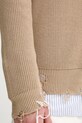 MM6 Maison Margiela cardigan din bumbac SH0HP0008 bej