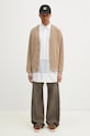 Pamučni kardigan MM6 Maison Margiela SH0HP0008 bež