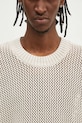 Pamučni pulover Represent Open Gauge Knit Sweater bež MLM3821.26