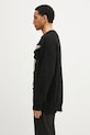 MM6 Maison Margiela maglione in misto lana SH0HL0019 nero SS25