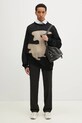 Свитер с примесью шерсти MM6 Maison Margiela SH0HL0019 чёрный