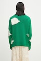 Ρούχα Μάλλινο πουλόβερ Fiorucci Cloud Sweater U02SPKSW335KN03GN02 πράσινο