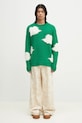 Μάλλινο πουλόβερ Fiorucci Cloud Sweater U02SPKSW335KN03GN02 πράσινο