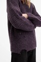 Одежда Шерстяной свитер AllSaints SLANE M034KB фиолетовой