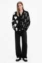 AllSaints cardigan din lana BONEBREAK M059KB negru