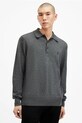 Шерстяной свитер AllSaints KILBURN тонкий серый M091KB