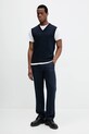 Sisley vestă 10F2S400J bleumarin SS25