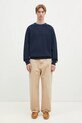 Хлопковый свитер Carhartt WIP Chase Sweater тёмно-синий I028581.2MZXX
