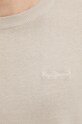 Pepe Jeans maglione in cotone ESSENTIAL COTTON SWEATER PM702512 beige