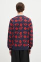 Одяг Светр з домішкою вовни Billionaire Boys Club Diamonds & Dollars Knitted Jumper B24223 темно-синій