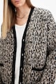 AllSaints cardigan din amestec de lână NEKO M096KB bej SS25