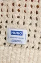 Hugo Blue polo bawełniane 50536679 beżowy