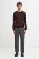 Vlněný svetr Paul Smith M1R.238Z.P02093 hnědá