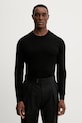 Paul Smith sweter wełniany okrągły czarny M1R.238Z.P02093