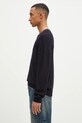 Paul Smith sweter wełniany M1R.247Z.P02587 granatowy SS25