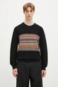 Paul Smith pulover de lână subtiri negru M1R.253Z.P02589