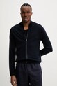 Vlněný kardigan ZADIG&VOLTAIRE námořnická modř KMCA01228.404