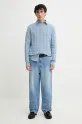 HUGO maglione in cotone 50536694 blu SS25