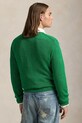 Свитер с примесью льна Polo Ralph Lauren 710961155 зелёный SS25